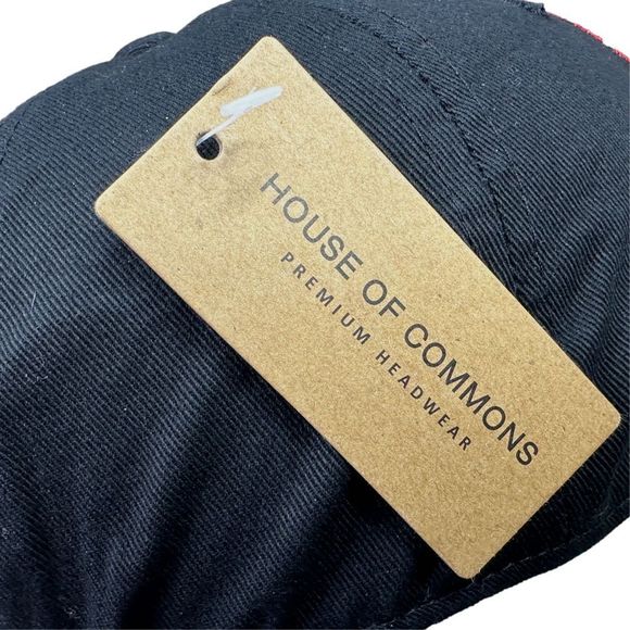 House of Commons Premium Headwear Savage Embroidered Strap Back Hat - One Size - Picture 7 of 8